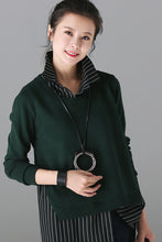 Load image into Gallery viewer, Fall Fashion Casual Green Knitwear For Women Z1810
