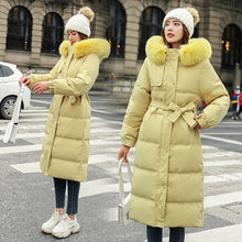 Load image into Gallery viewer, Winter Warm Long Down Coats Women Jacket
